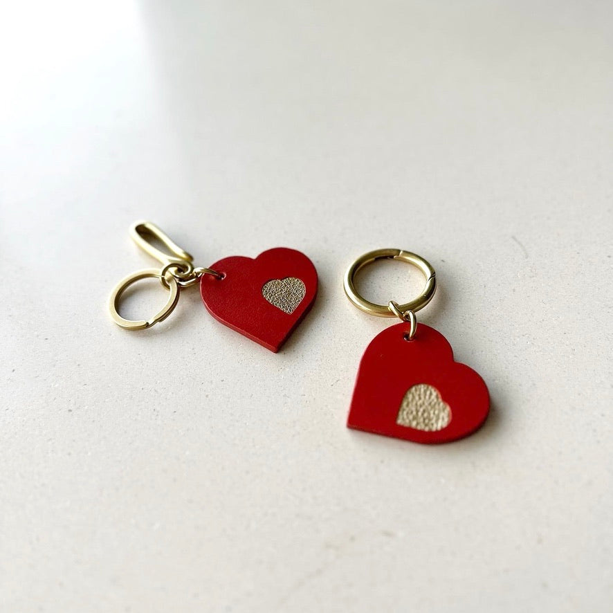 Heart of Gold Keychain