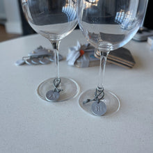 Load image into Gallery viewer, Asterisk Personalized Initial Wine Charms
