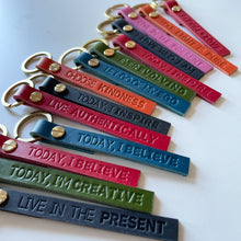 Load image into Gallery viewer, Live with Gratitude Keychain
