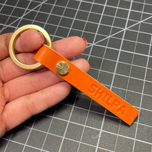 Load image into Gallery viewer, REMY - Raw Edge Personalized Keychain
