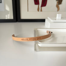 Load image into Gallery viewer, Hello, F*ck Off Bracelet
